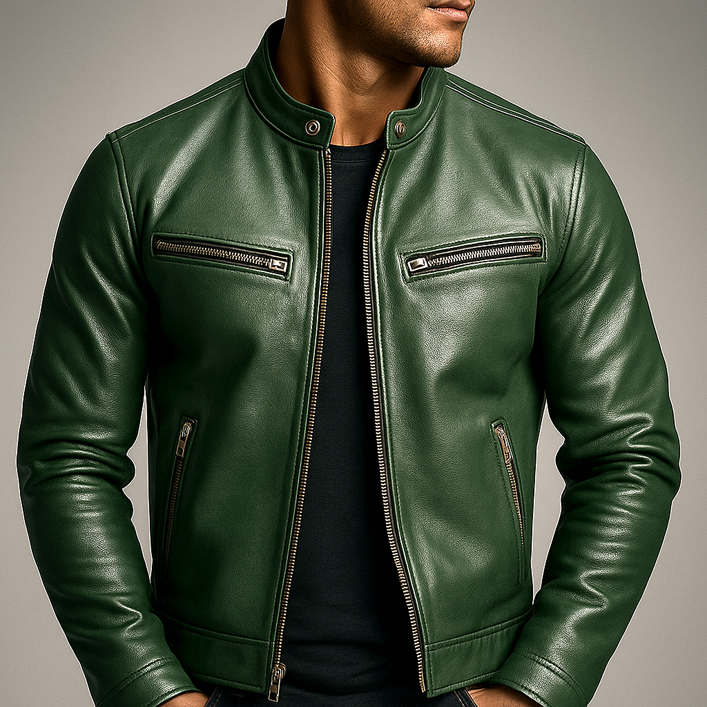 Savenora | Klassische Vintage Lederjacke