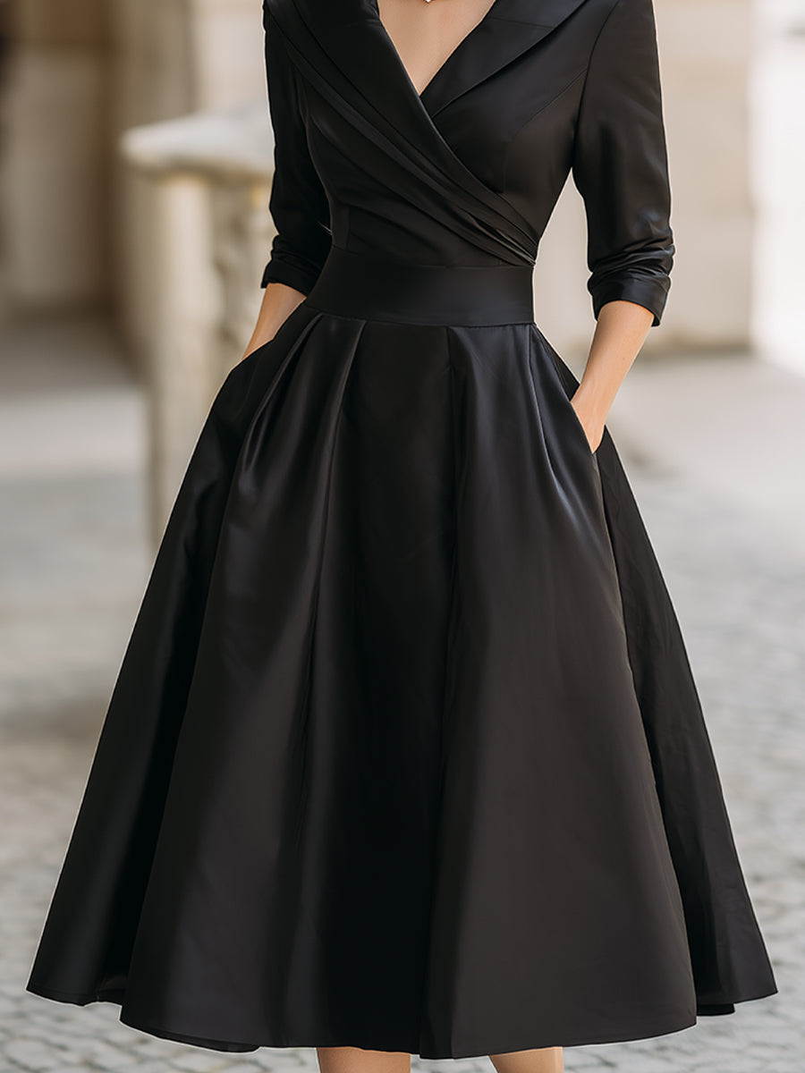 Lea™ - Elegantes Midikleid mit Subtiler Eleganz