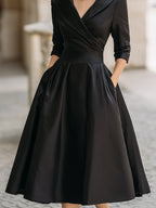 Lea™ - Elegantes Midikleid mit Subtiler Eleganz