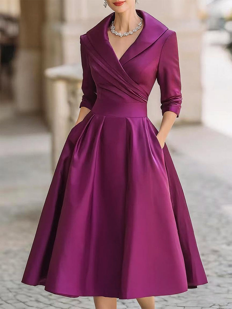 Lea™ - Elegantes Midikleid mit Subtiler Eleganz