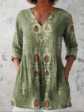 Savenora | Lange Bluse mit ausdrucksstarkem Muster