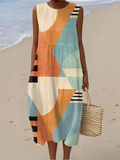 Savenora | Iris Geometric Midi Dress