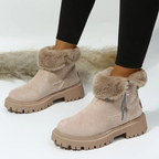 Sommerfeld™ | Gefütterte Winterstiefel mit seitlichem Reißverschluss