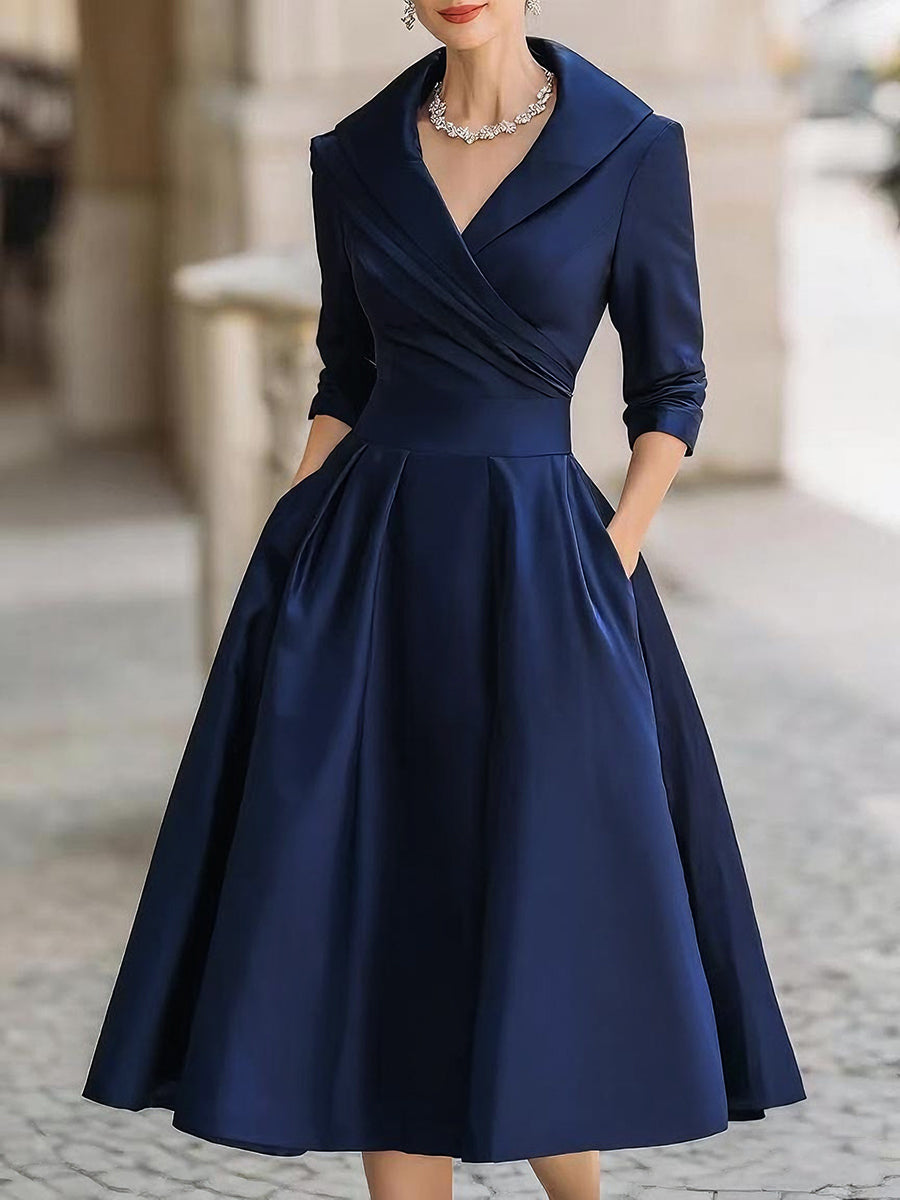 Lea™ - Elegantes Midikleid mit Subtiler Eleganz
