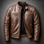 Savenora | Klassische Vintage Lederjacke