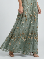 Savenora | Halter Bloom Flow Maxi Kleid