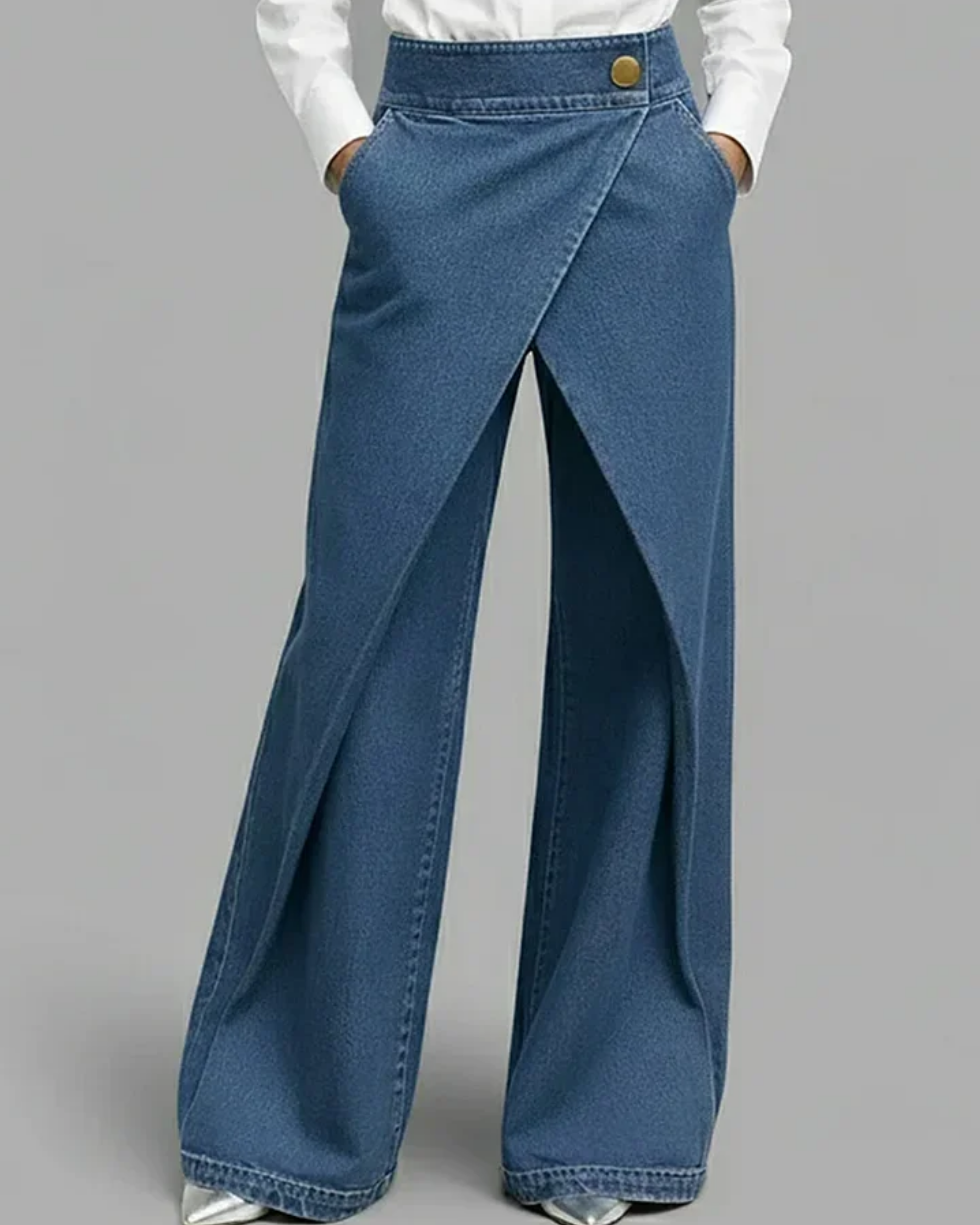 Savenora | Denim-Wickelhose