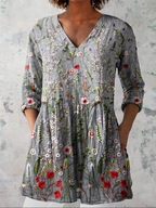 Savenora | Lange Bluse mit ausdrucksstarkem Muster