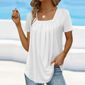 Nami | Elegante Bluse mit quadratischem Ausschnitt