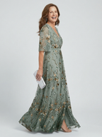 Savenora | Halter Bloom Flow Maxi Kleid