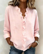 Beatrice | Elegante V-Ausschnitt Bluse