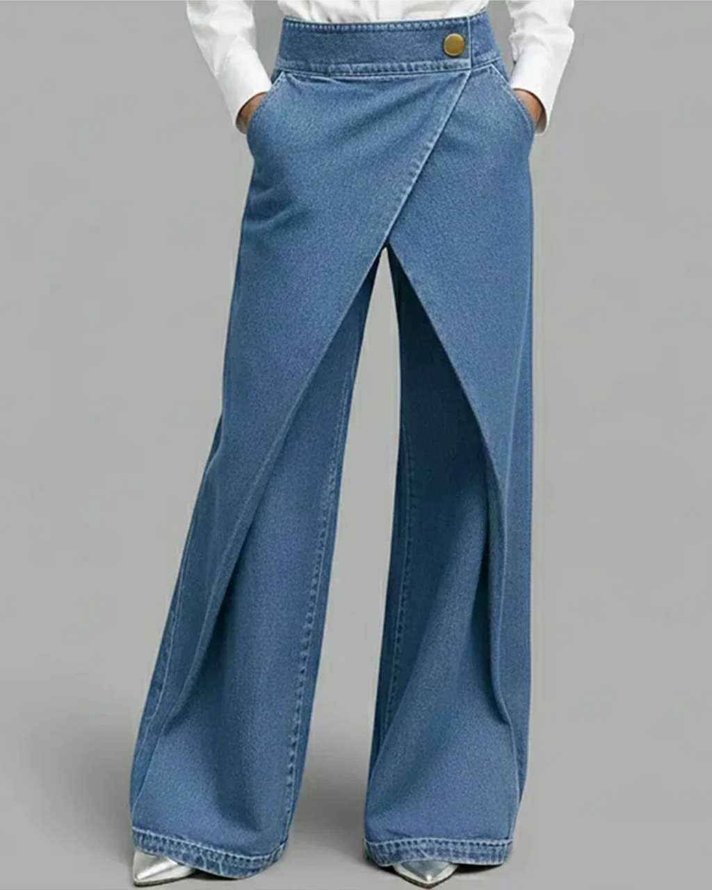Savenora | Denim-Wickelhose