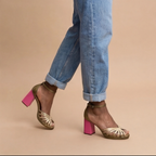 Sommerfeld™ | Gold Block Heel