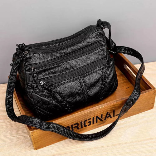 Andy | Weiche Lederhandtasche