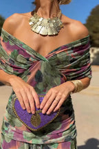 Lady™ - Elegantes V-Ausschnitt Maxikleid für festliche Anlässe