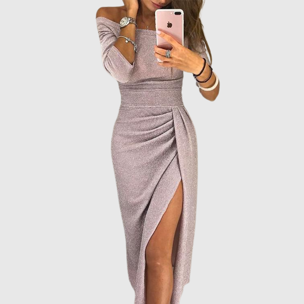 Ely™ - Stilvolles Maxikleid mit Neckholder und Eleganter, Fließender Silhouette