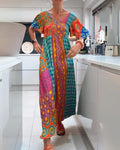 Ash™ - Buntes Boho-Kleid