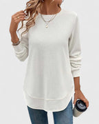 Arvenne | Elegantes Top mit seitlichem Schlitz