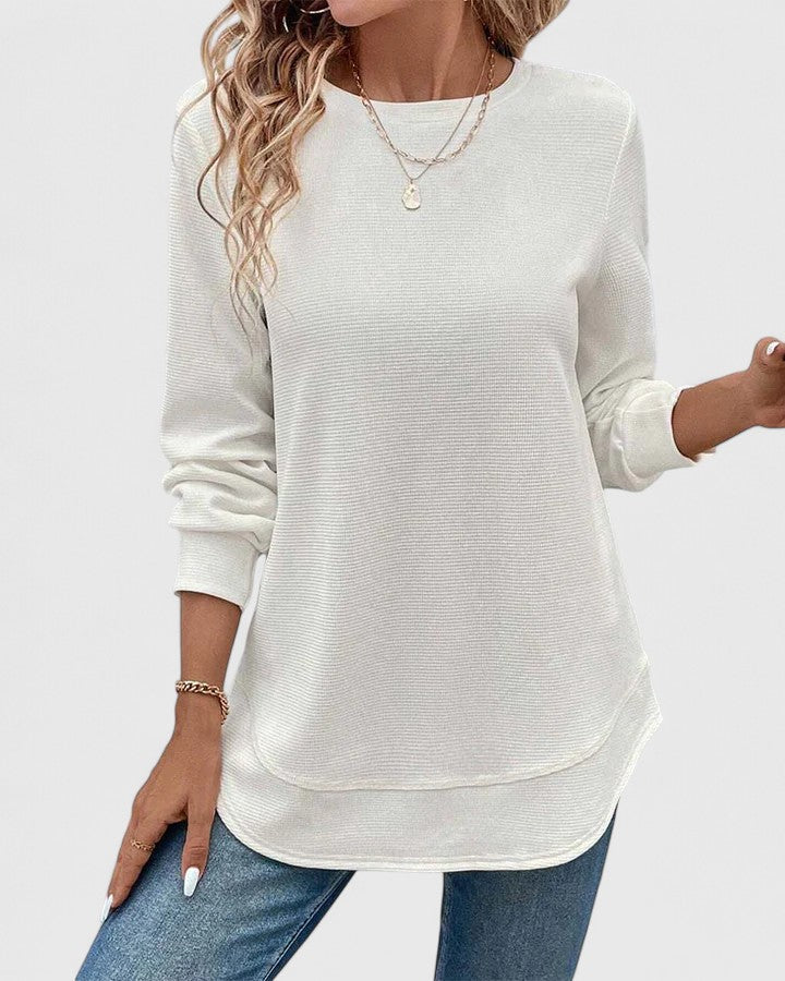 Arvenne | Elegantes Top mit seitlichem Schlitz