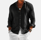 Langarm Poloshirt