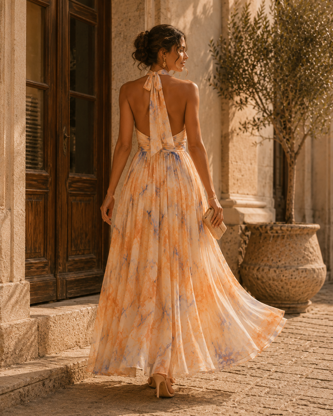 Aurelia™ | Elegantes Halter-Maxikleid
