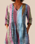 Savenora | Lange Bluse mit ausdrucksstarkem Muster