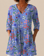 Savenora | Lange Bluse mit ausdrucksstarkem Muster