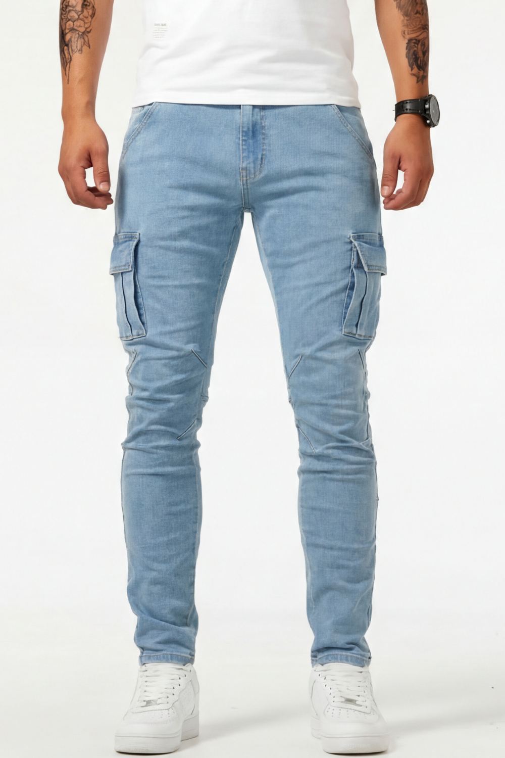 Sommerfeld | Herren Elastische Cargo Jeans (Kaufe 1, Erhalte 1 GRATIS)
