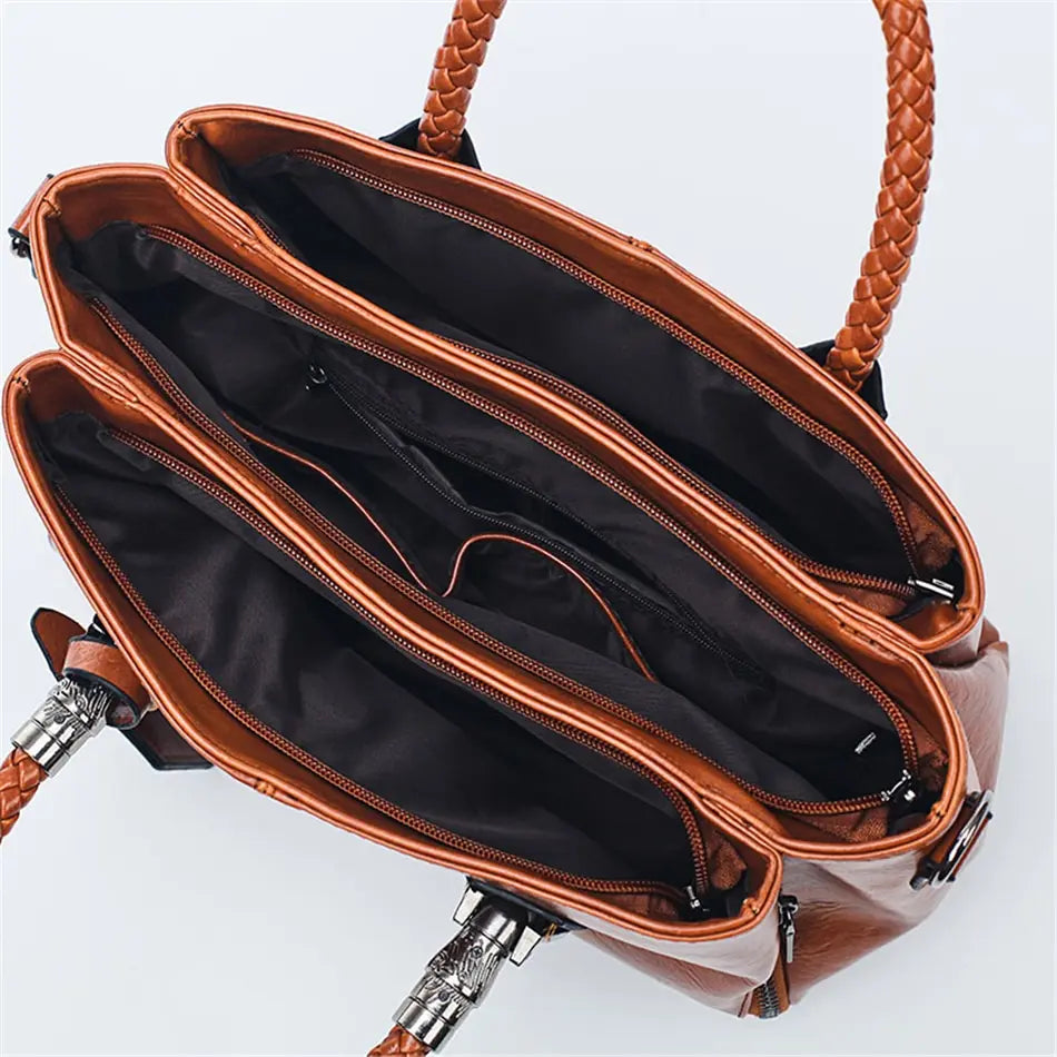 Amory | Stilvolle Lederhandtasche