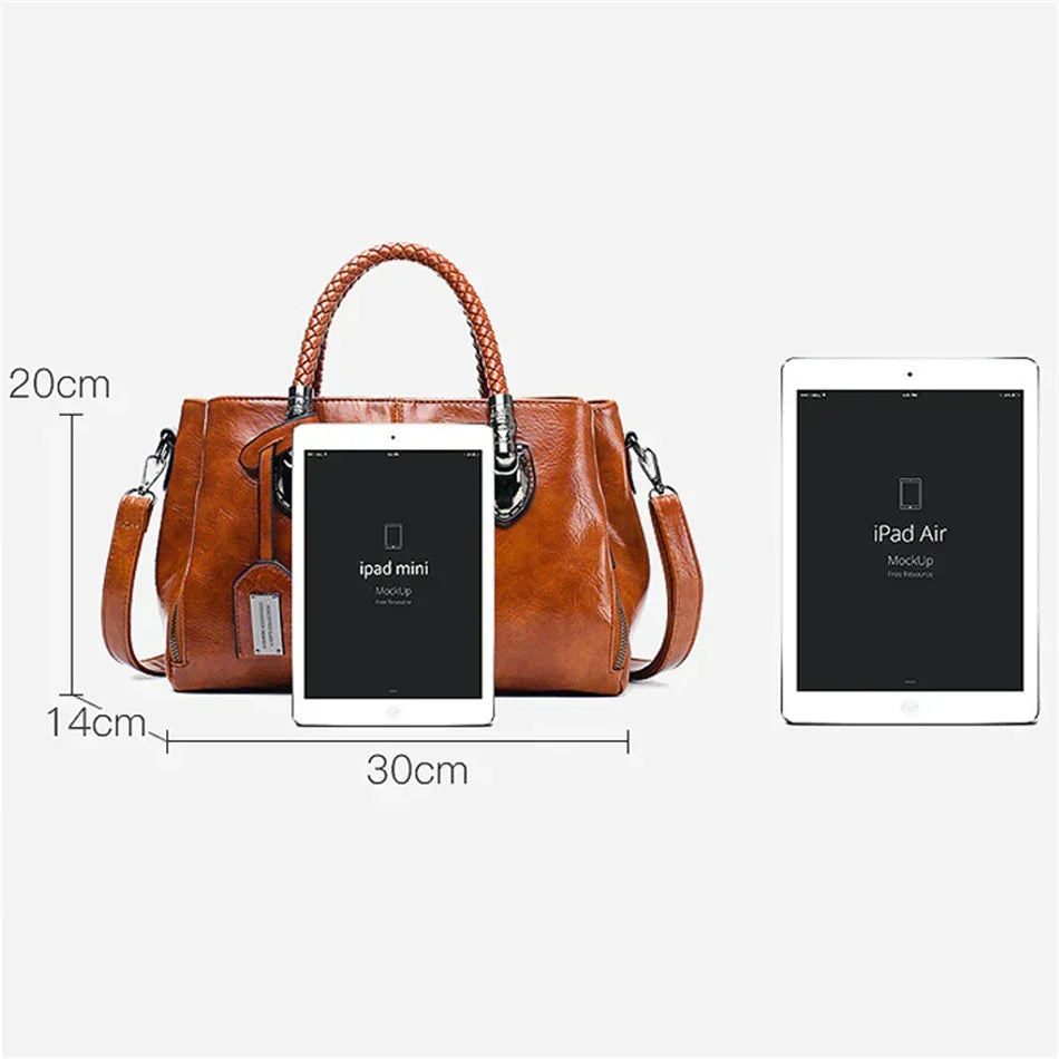 Amory | Stilvolle Lederhandtasche