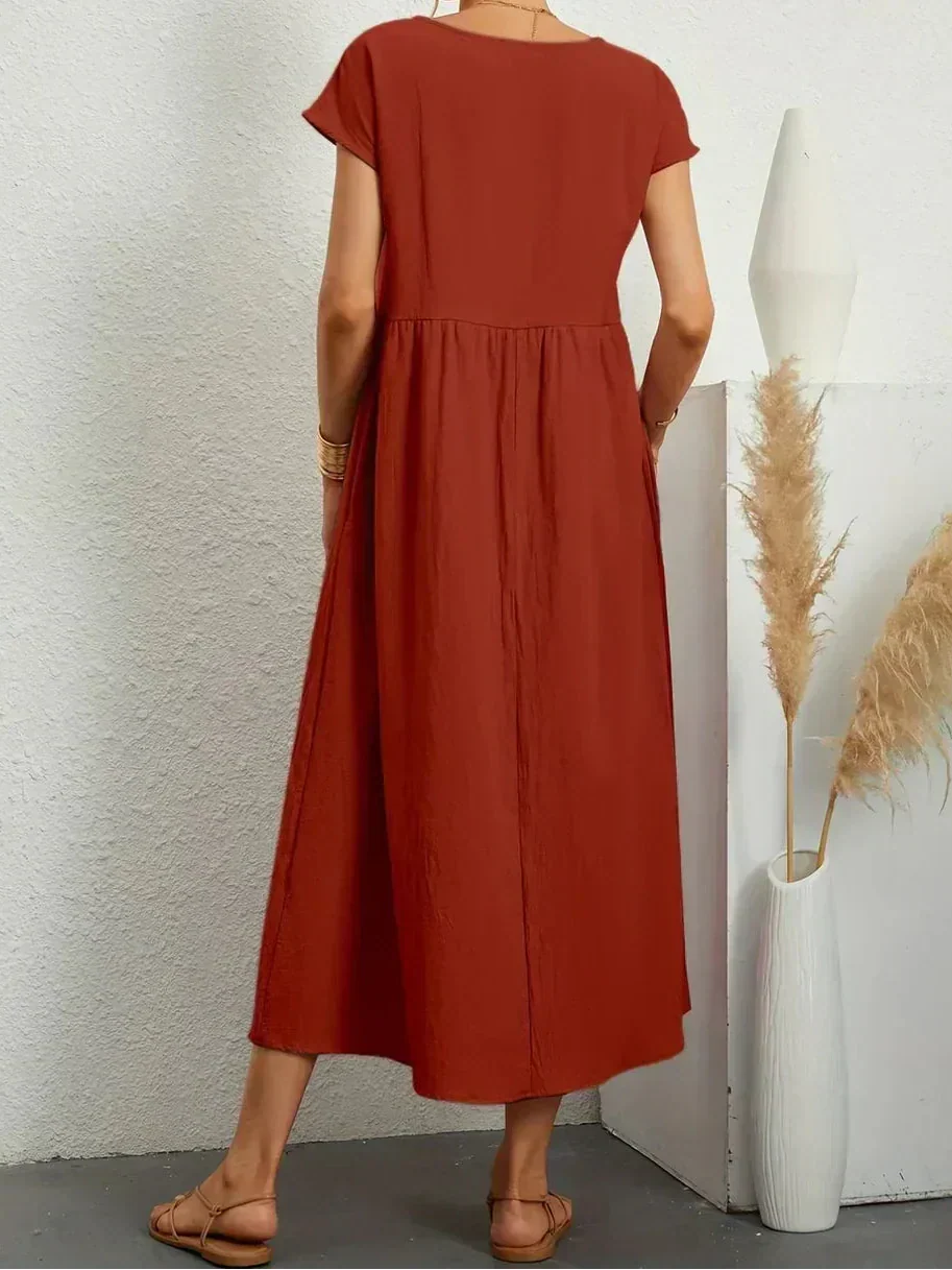 Anna™ – Elegantes und Bequemes Midikleid