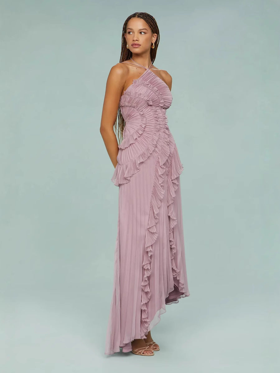 Savenora | LIYANA Rüschenkleid mit Spiralschnitt
