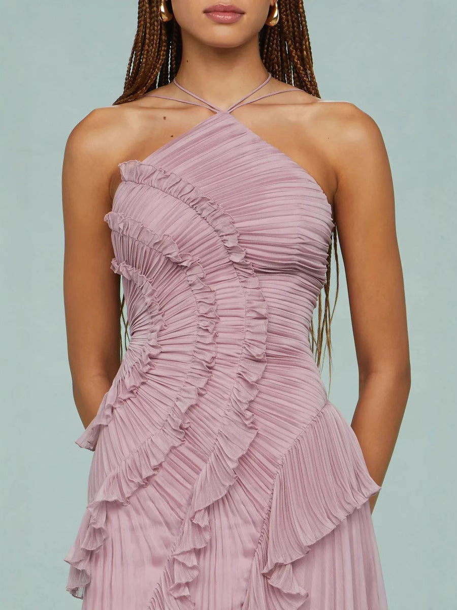 Savenora | LIYANA Rüschenkleid mit Spiralschnitt