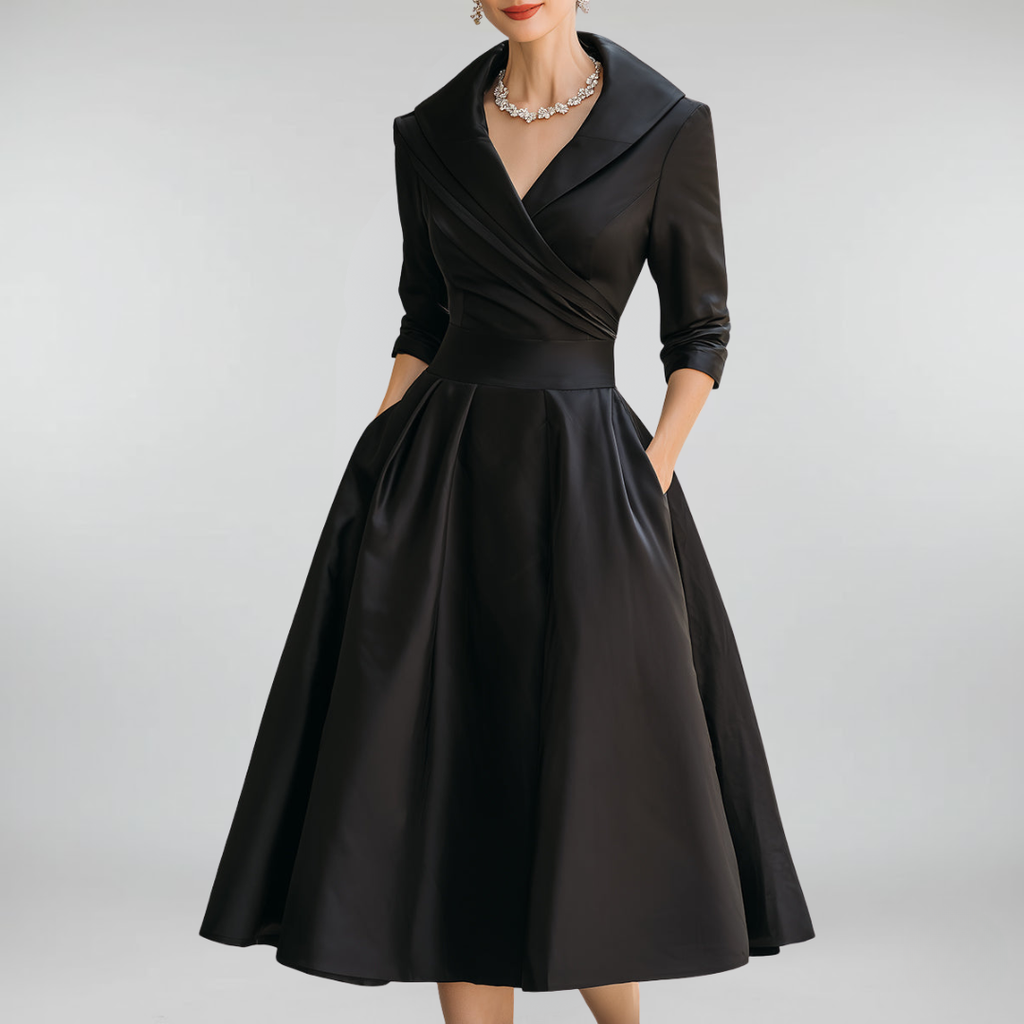 Lea™ - Elegantes Midikleid mit Subtiler Eleganz