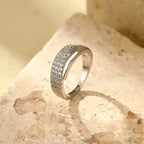 Sommerfeld | Eleganter Goldring mit strahlenden Steinen (Kaufe 1, erhalte 1 gratis)