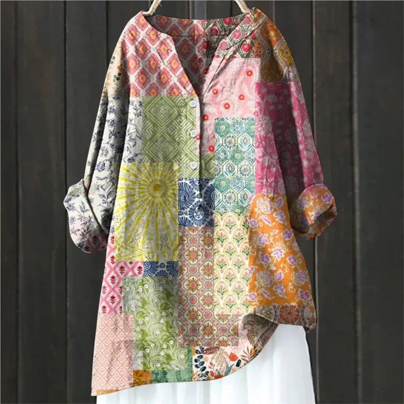 Mabell | Bluse mit floralem Charme