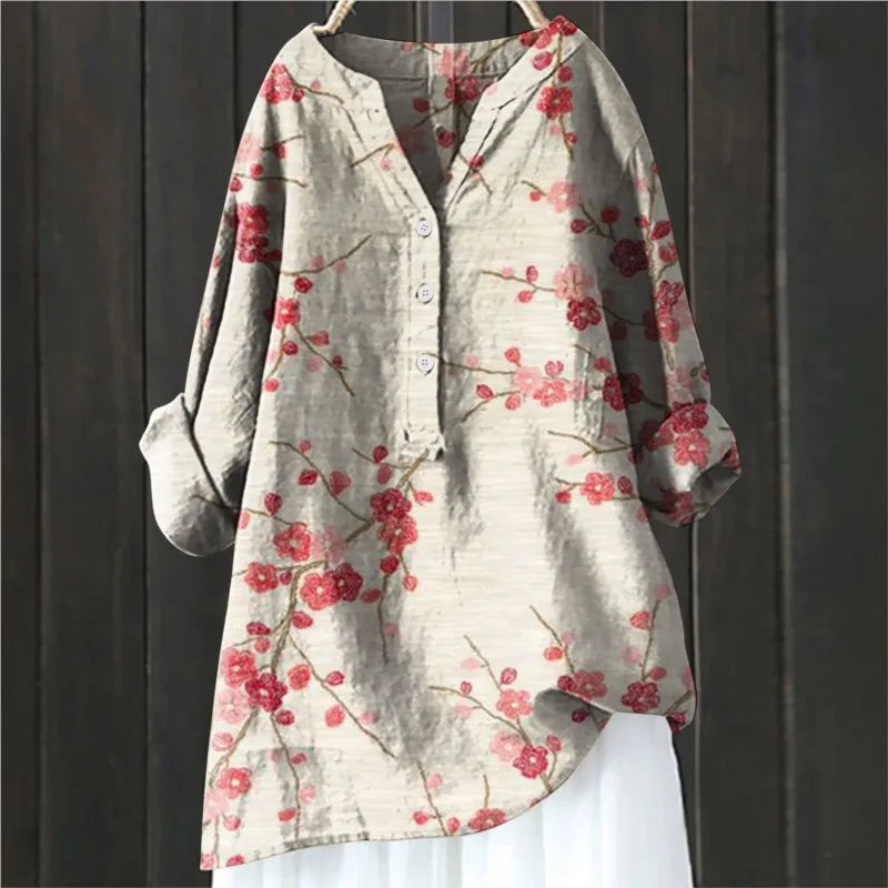 Mabell | Bluse mit floralem Charme
