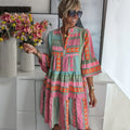 Wayne™ - Handcrafted Linen-Cotton Weekend Dress