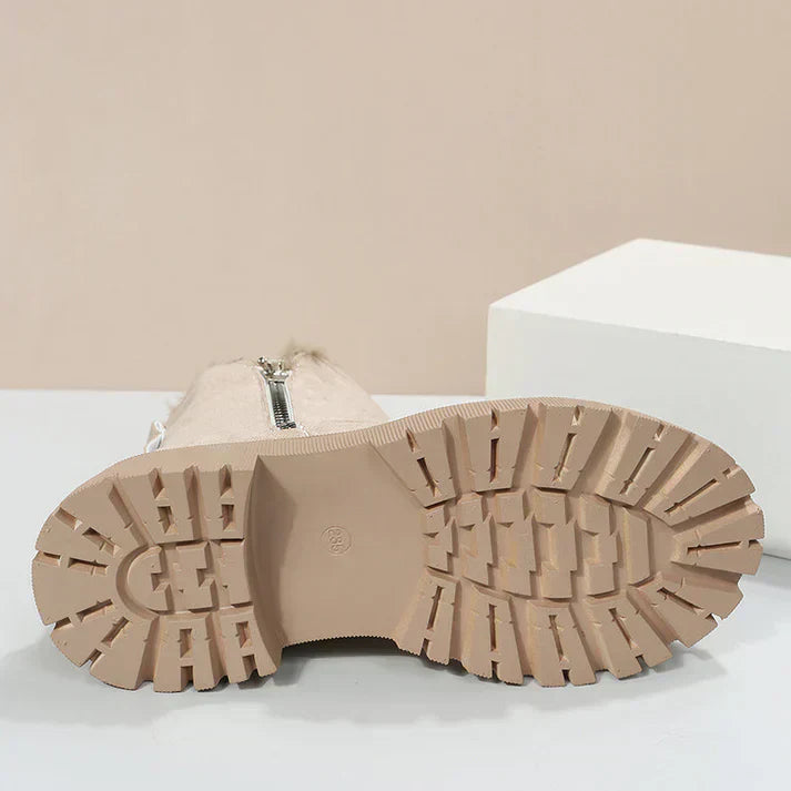 Sommerfeld™ | Gefütterte Winterstiefel mit seitlichem Reißverschluss