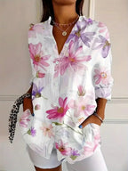 Shielo | Bluse im abstrakten Design