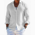 Langarm Poloshirt