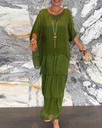 Shina™ - Elegantes Maxi-Kleid mit Fließendem Schnitt