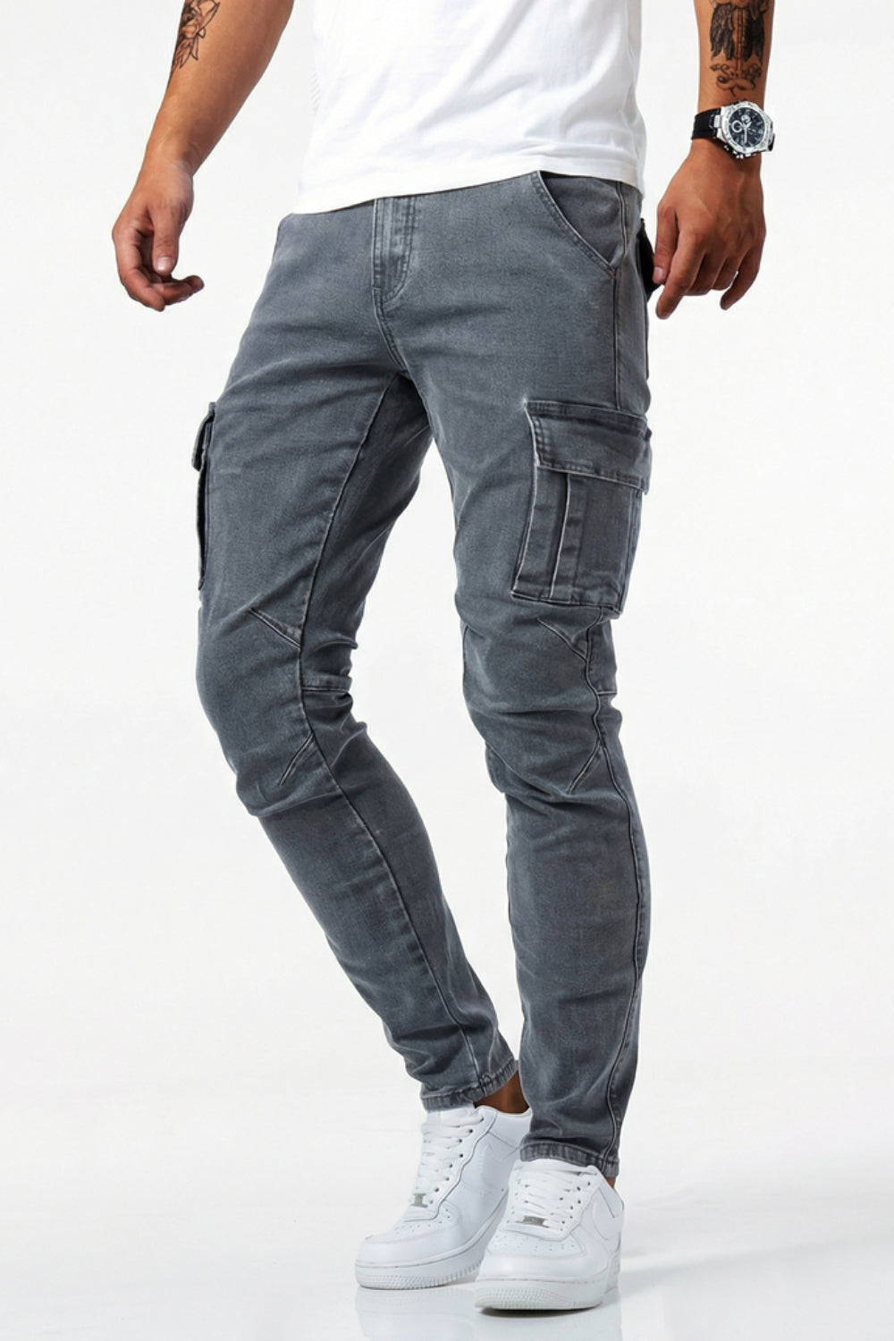 Sommerfeld | Herren Elastische Cargo Jeans (Kaufe 1, Erhalte 1 GRATIS)