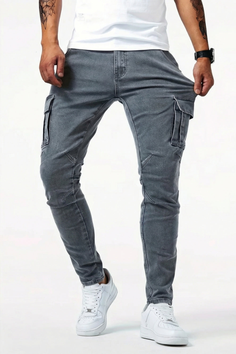 Sommerfeld | Herren Elastische Cargo Jeans (Kaufe 1, Erhalte 1 GRATIS)