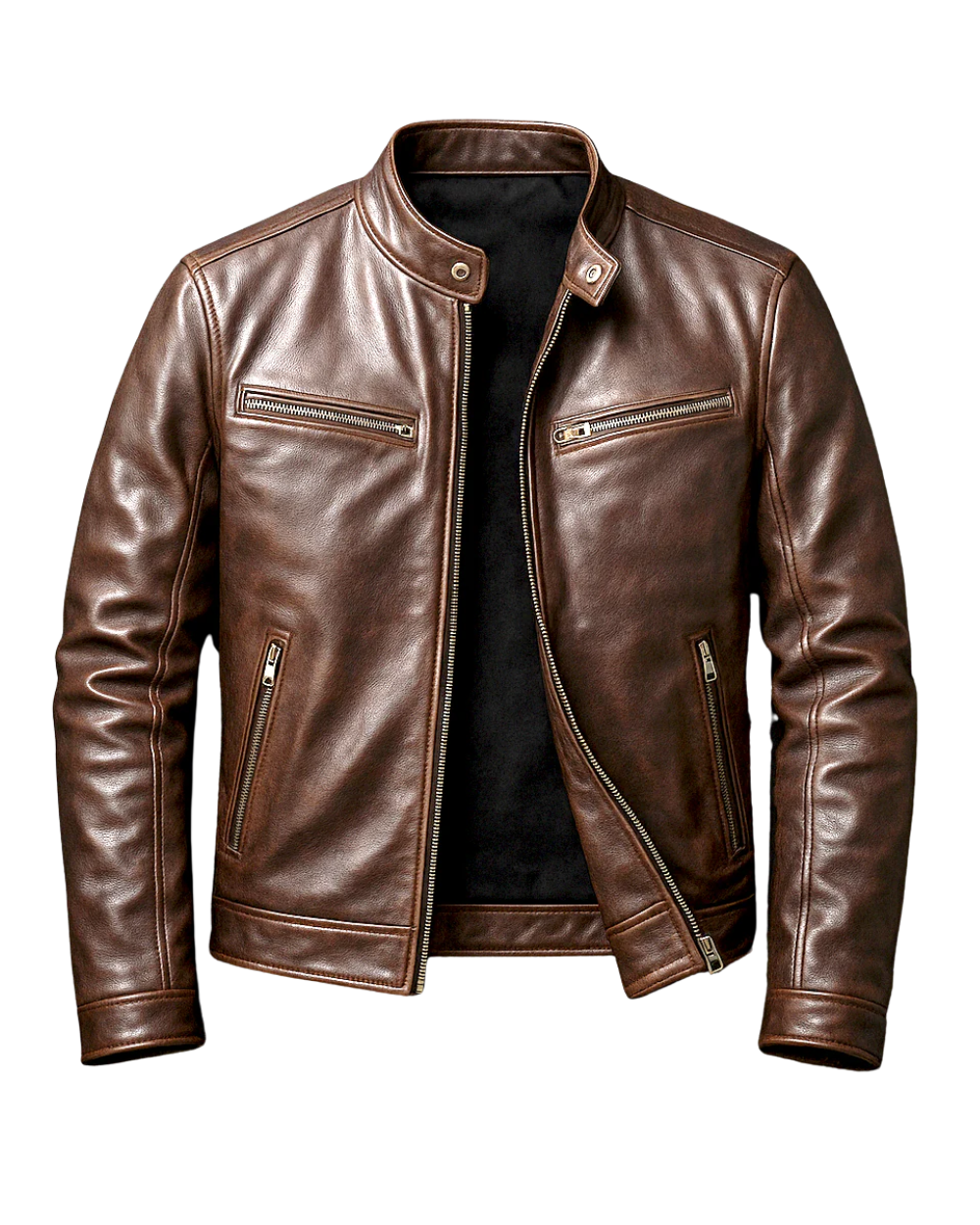 Savenora | Klassische Vintage Lederjacke
