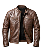 Savenora | Klassische Vintage Lederjacke