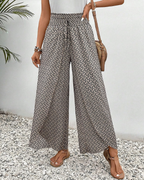 Sommerfeld | Lisette Weitbeinige Hose mit Geometrischem Muster
