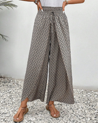Sommerfeld | Lisette Weitbeinige Hose mit Geometrischem Muster