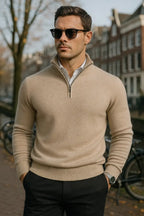 Sommerfeld™ | Windsor Herrenpullover mit Halbzipper