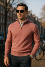 Sommerfeld™ | Windsor Herrenpullover mit Halbzipper